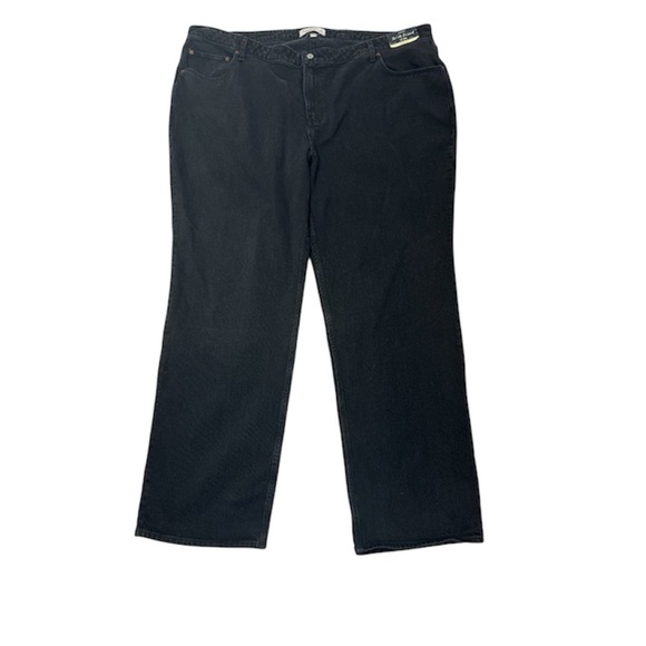 Abercrombie & Fitch Jeans Curve Love ’90s Relaxed High Rise Jeans Black Size 24W - Picture 1 of 10